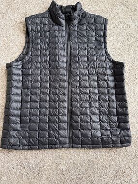 The North Face Black Quilted Packable Down Vest
